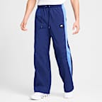 ★★Nike★★ Air Woven Pants M Blue Void University Blue Bla Nike Air Men's Woven Pants. Nike.com